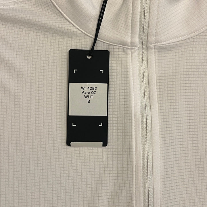 Straight Down Women's Quarter-Zip Aero White Size S