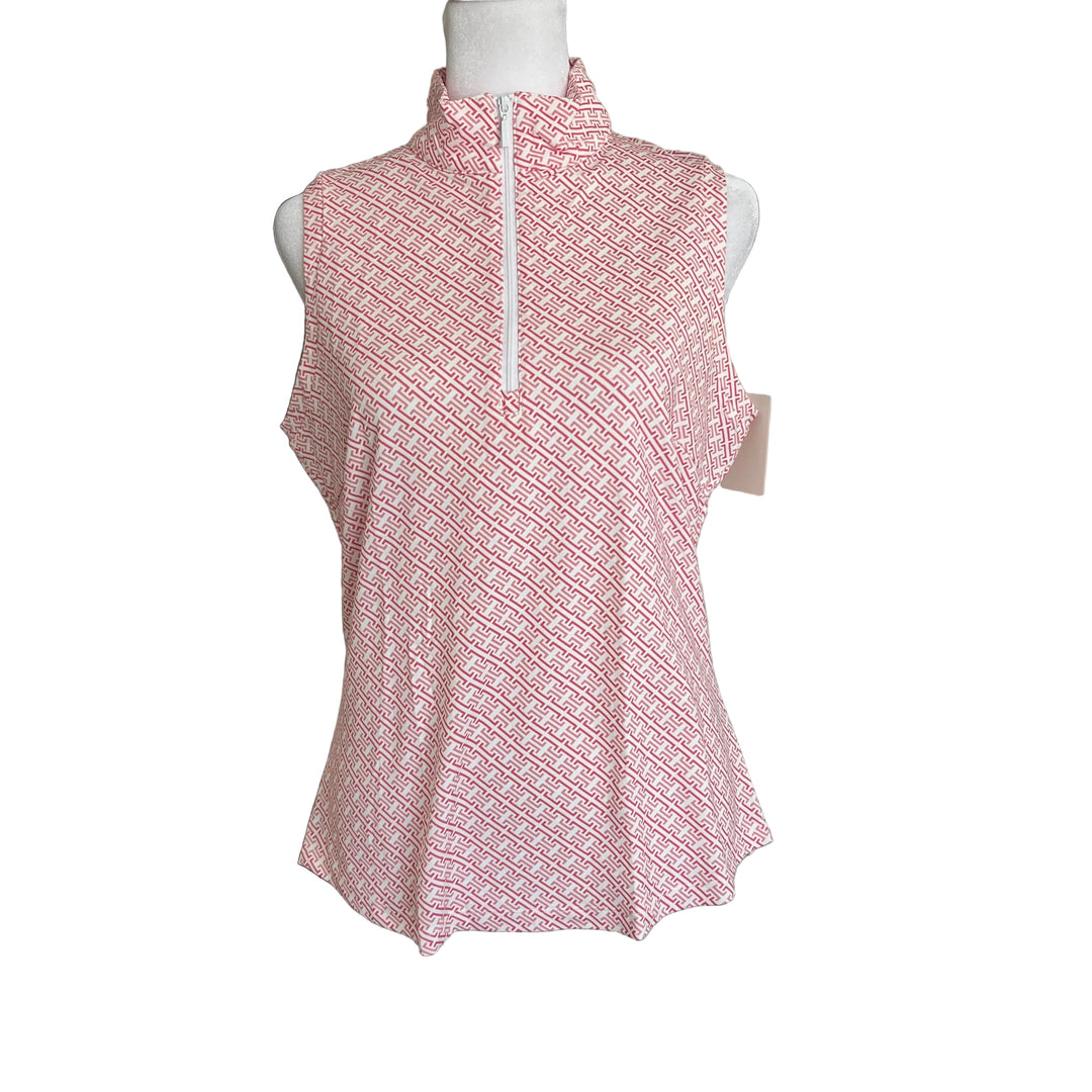 GGBlue Tess Ice Sleeveless Top - Deco Blush - Small - Skorzie