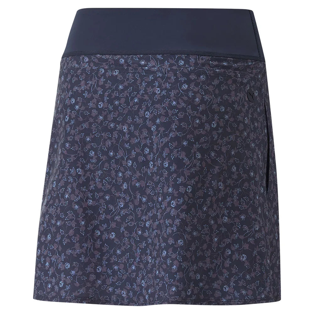 Puma Womens Floral Golf Skort (16') - Navy