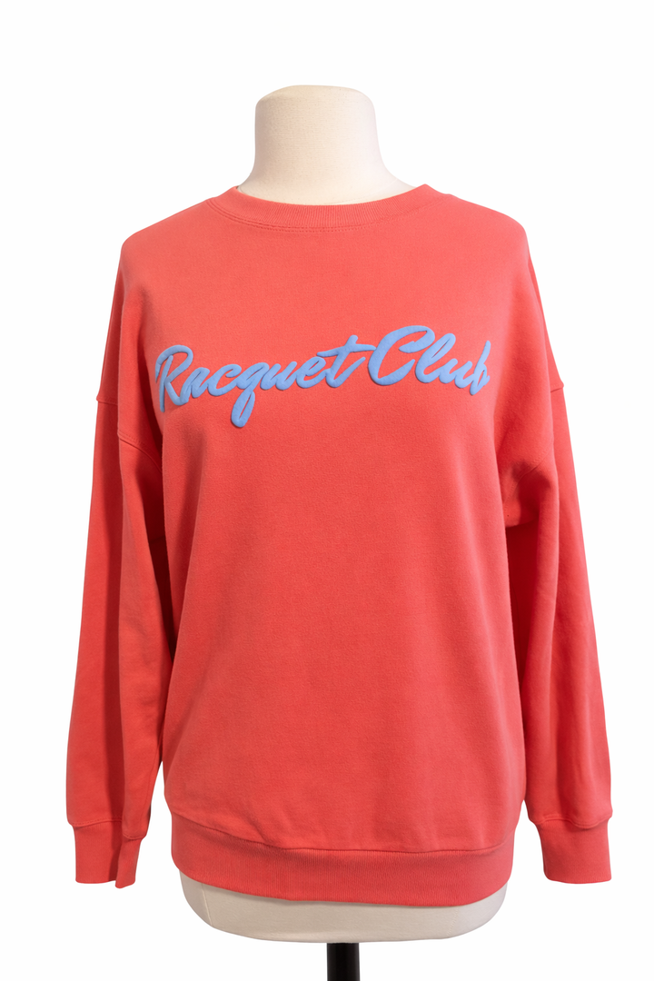 Z Supply Racquet Club Sweatshirt - Coral - X-Small