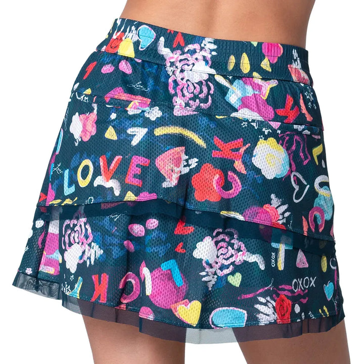 Lucky In Love High Waist Skort (15.5") - Love You
