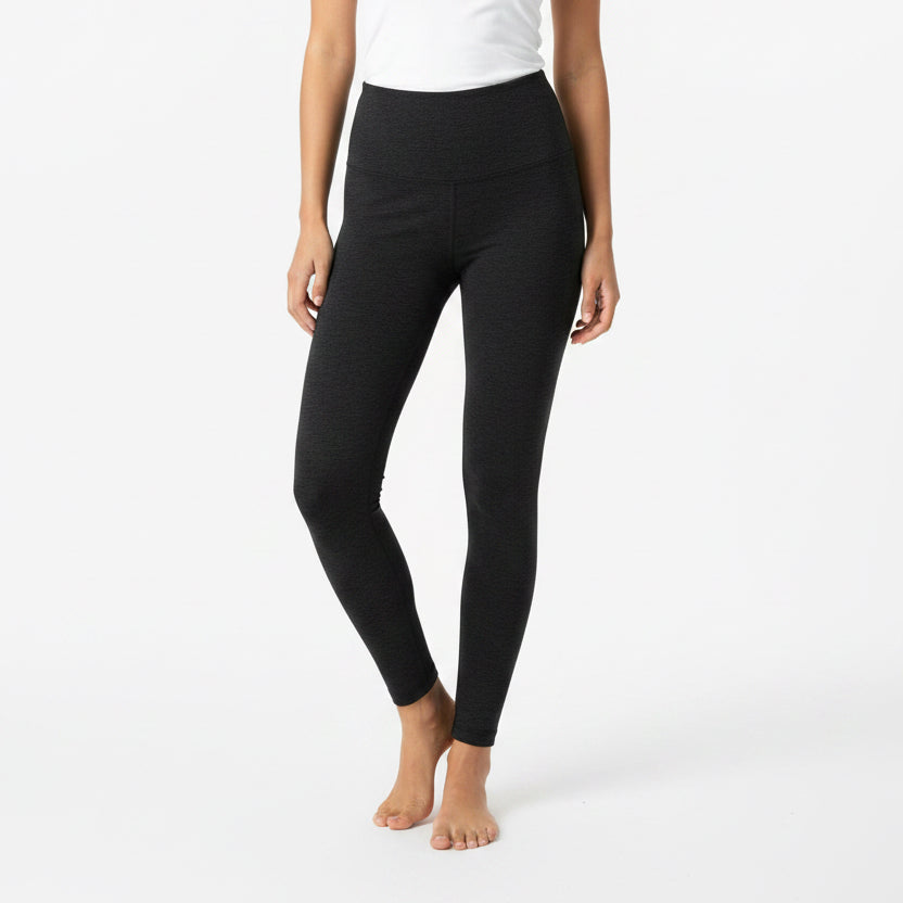 Beyond Yoga Spacedye™ Caught In The Midi High Waisted Legging (28") - Heathered Black - X-Small - Skorzie