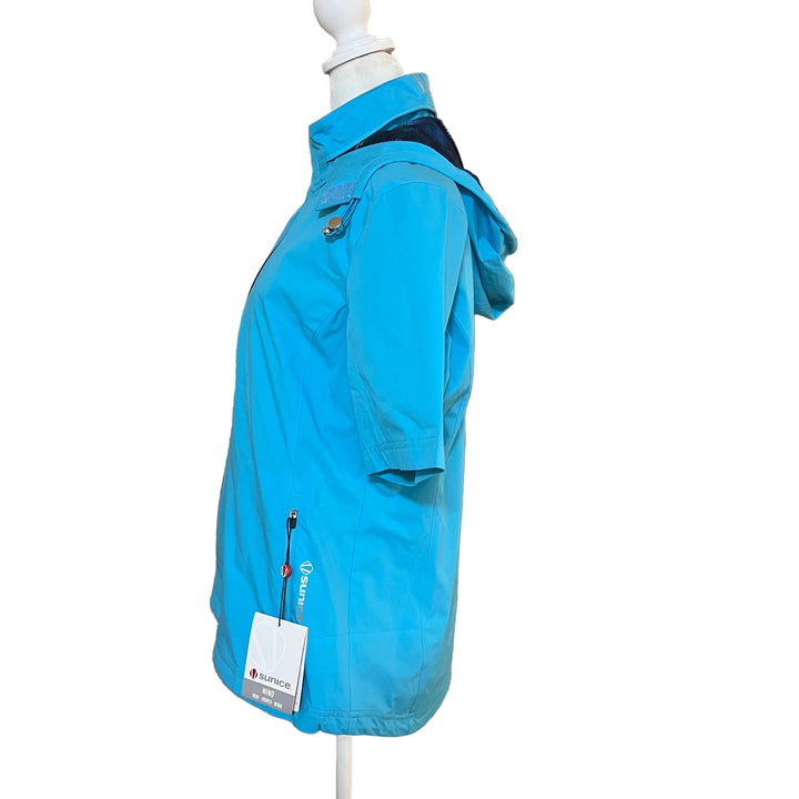 Sunice Amber Wind SS Hooded Jacket - Oceanside - Medium