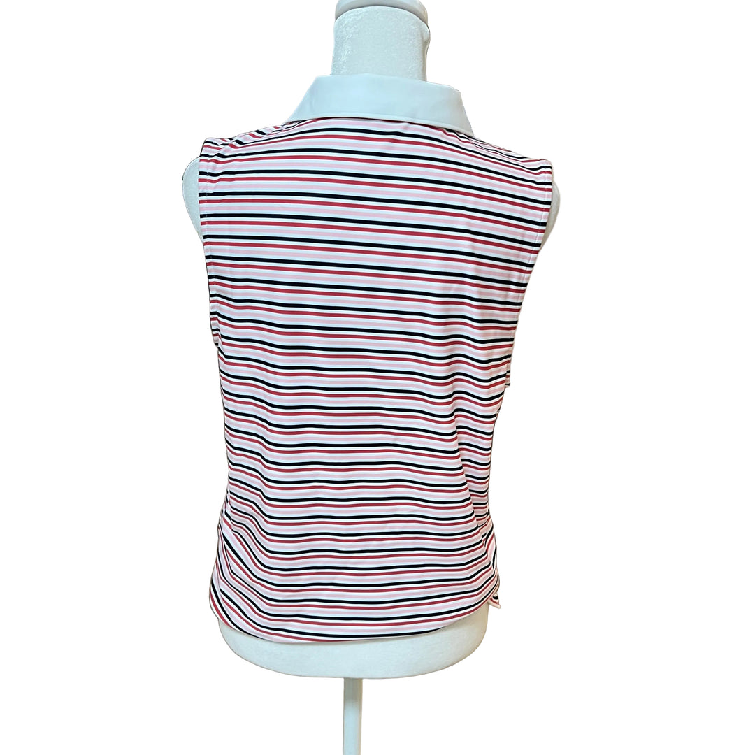 Smith & Quinn Bryce SL Polo - Americana Stripe - Skorzie