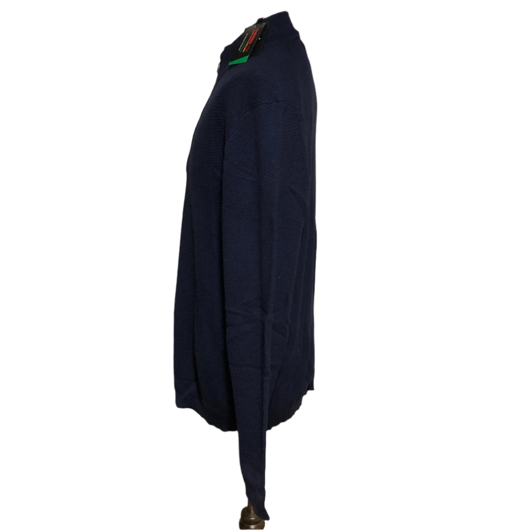 Dunning Golf Men's 1/4 Zip Sweater - Night Sky - Large - Skorzie