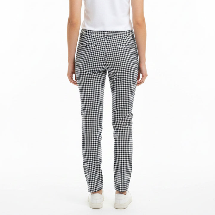 KJUS Women's Golf Pants Ikala 7/8 Treggings 27" Blue Gingham Size XX-Large