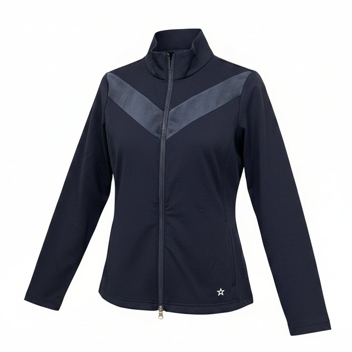 Lohla Sport The Luxury Chevron Jacket - Navy - Skorzie