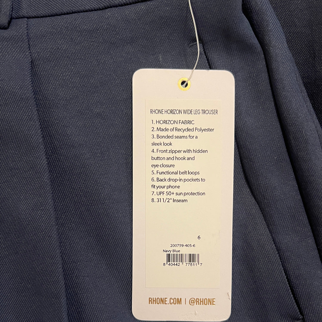 Rhone Women's Trouser Horizon Wide Leg (31.5") Navy Blue