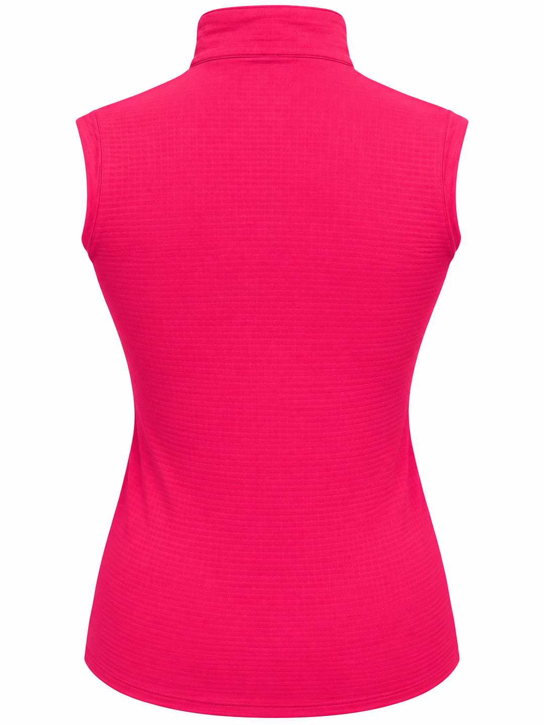 SanSoleil SolCool Sleeveless Mock Zip Top - Fiesta