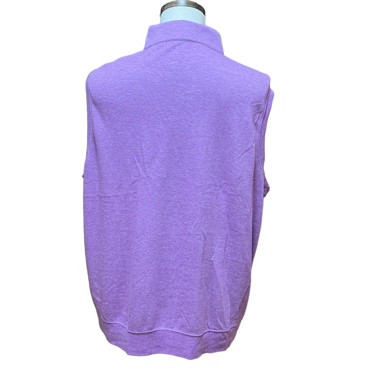 Turtleson Wallace Quarter Zip Vest (w/logo) - Grape - XX-Large - Skorzie