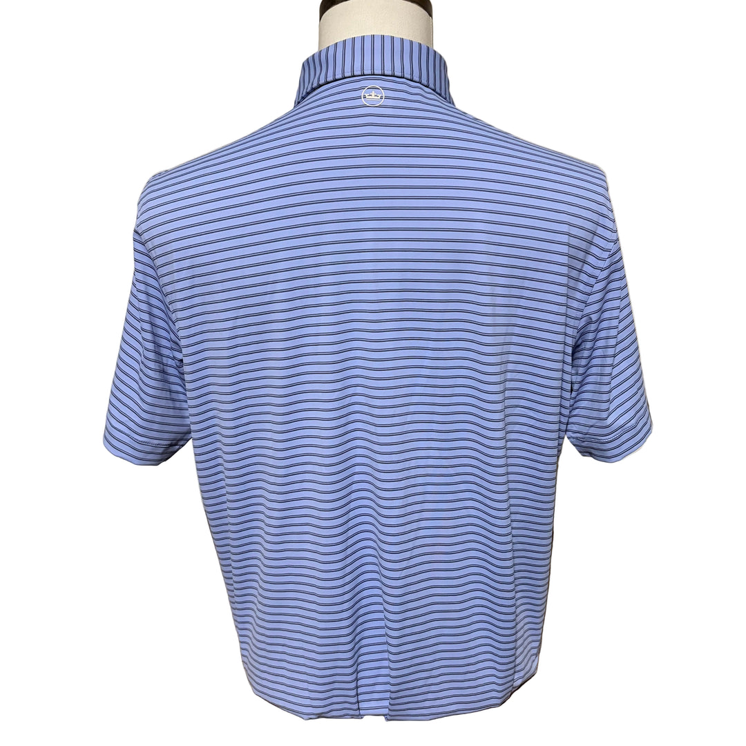Peter Millar Bridge Performance Jersey Polo (w/logo) - Wisteria - Large - Skorzie