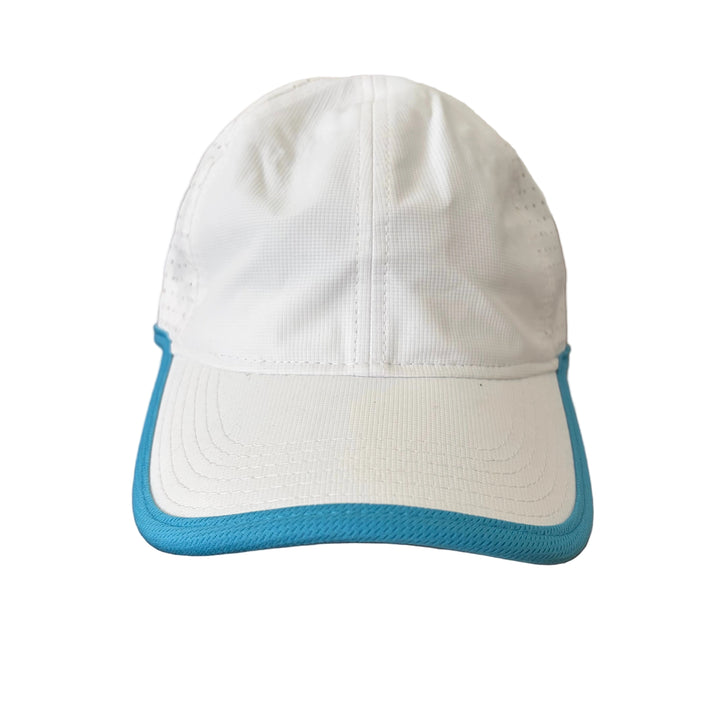 Ame & Lulu Hot Shot Hat - White/Light Blue (FINAL SALE ITEM) - Skorzie