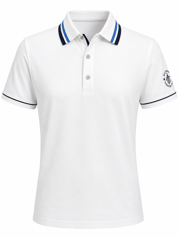 RLX Ralph Lauren Tailored Fit Polo (w/ logo) - White