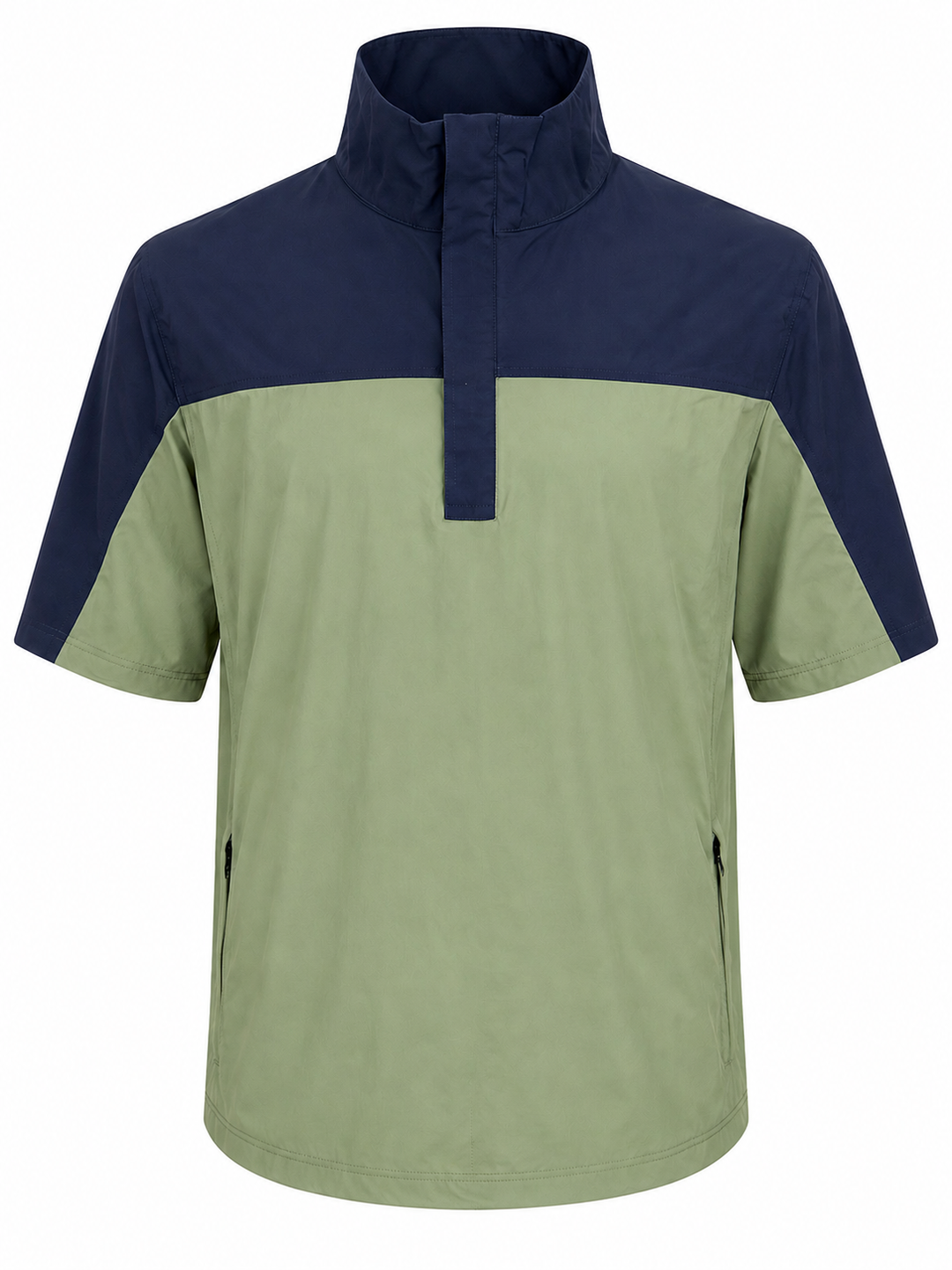 Sunice Glenn Short-Sleeve Water-Repellent WxTech Wind Pullover - Sea Spray - Large