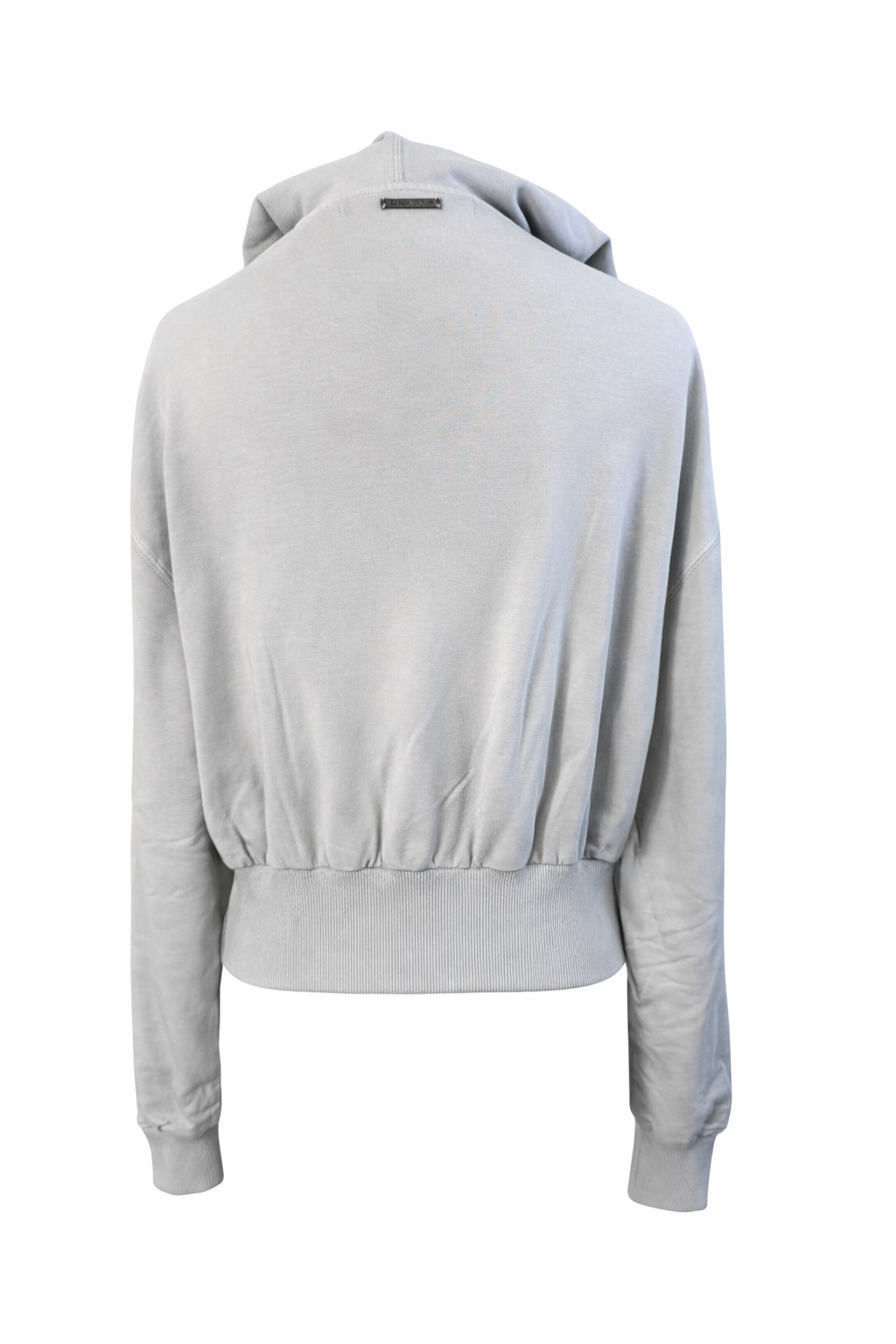 Blanc Noir Women's Allegra Raw Edge Hoodie - Pearl Blue - Skorzie