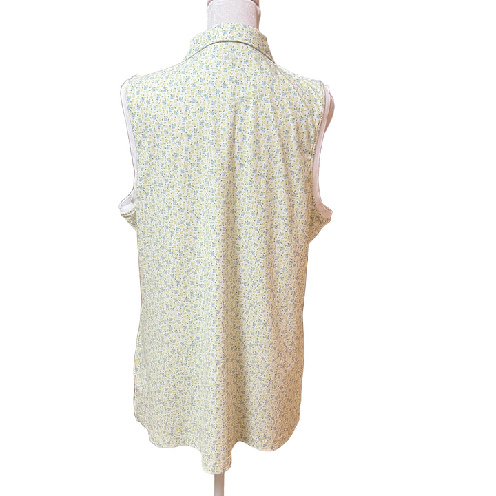 Peter Millar Mesh SL Polo (w/ logo) - Garden Green - X-Large - Skorzie