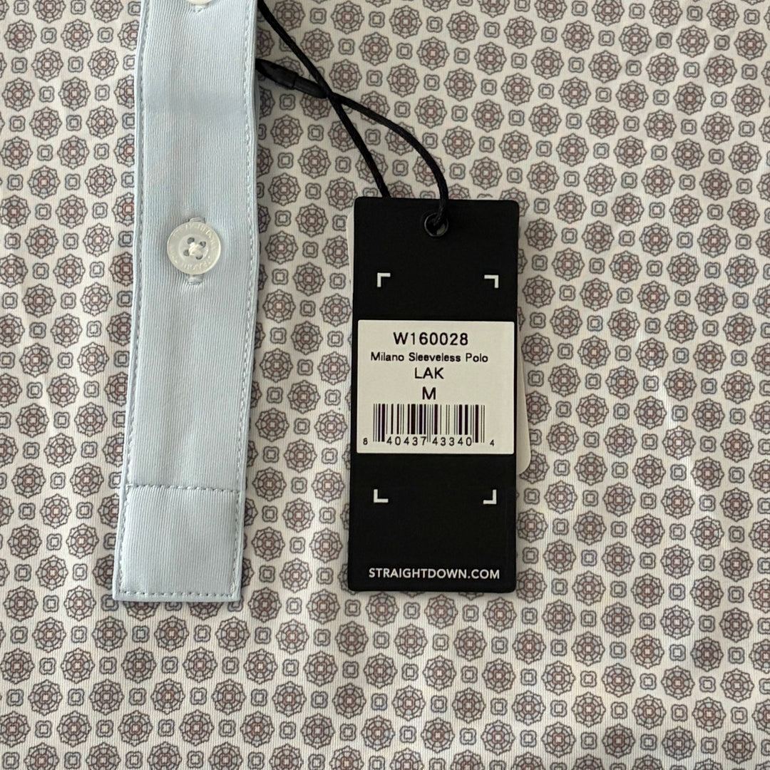Straight Down Women's Golf Polo Milano S/L Lake Size M