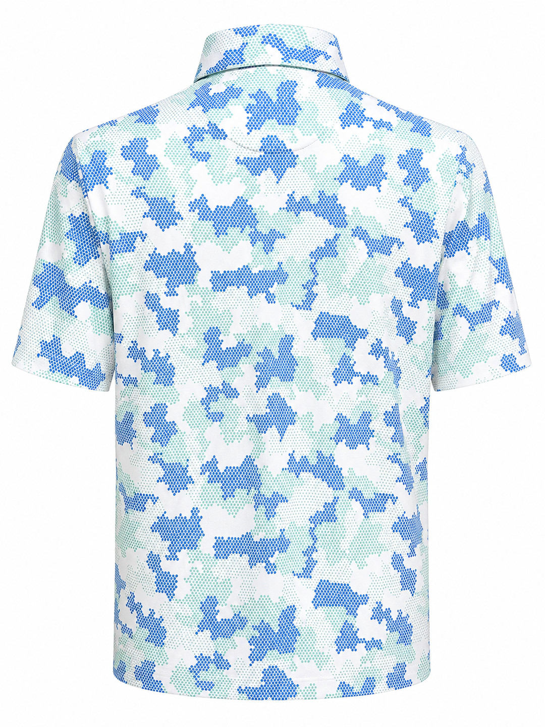 Bobby Jones Performance Camo Print Jersey Polo - Mint - Large