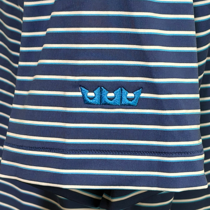 Peter Millar Dunnes Performance Polo (w/logo) - Summer Navy - Large - Skorzie