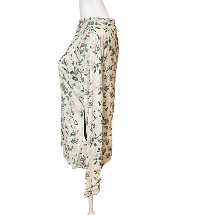 A. Putnam Luxe Opaque L/S Top - Garden Print - Skorzie