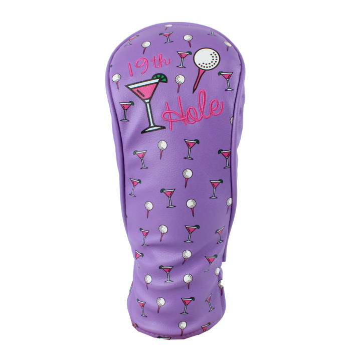 Best Of Golf America Fairway Head Cover -  19th Hole Purple - Skorzie