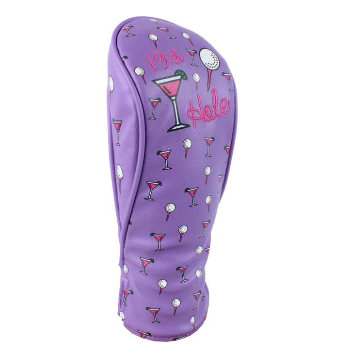 Best Of Golf America Fairway Head Cover -  19th Hole Purple - Skorzie