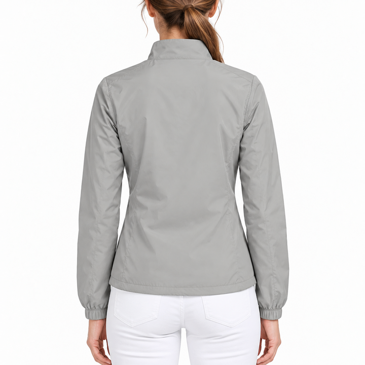 Black Clover Women's Golf Jacket Lightweight Lucy Light Grey Size S