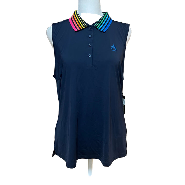 G/FORE Gradient Collar Silky Tech SL Polo (w/ logo) - Twilight - Large
