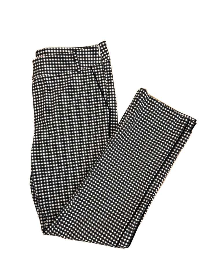 Golftini Diamonds in the Rough Stretch Ankle Pant (27") - Black/White - Skorzie