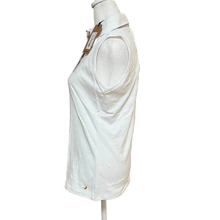 MDC Jersey Golf Polo - White/Light Taupe - Skorzie