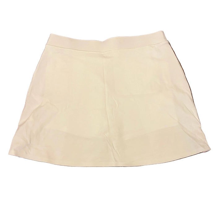 G/FORE Side Stripe Stretch Scuba Skort (16") - Snow - Skorzie