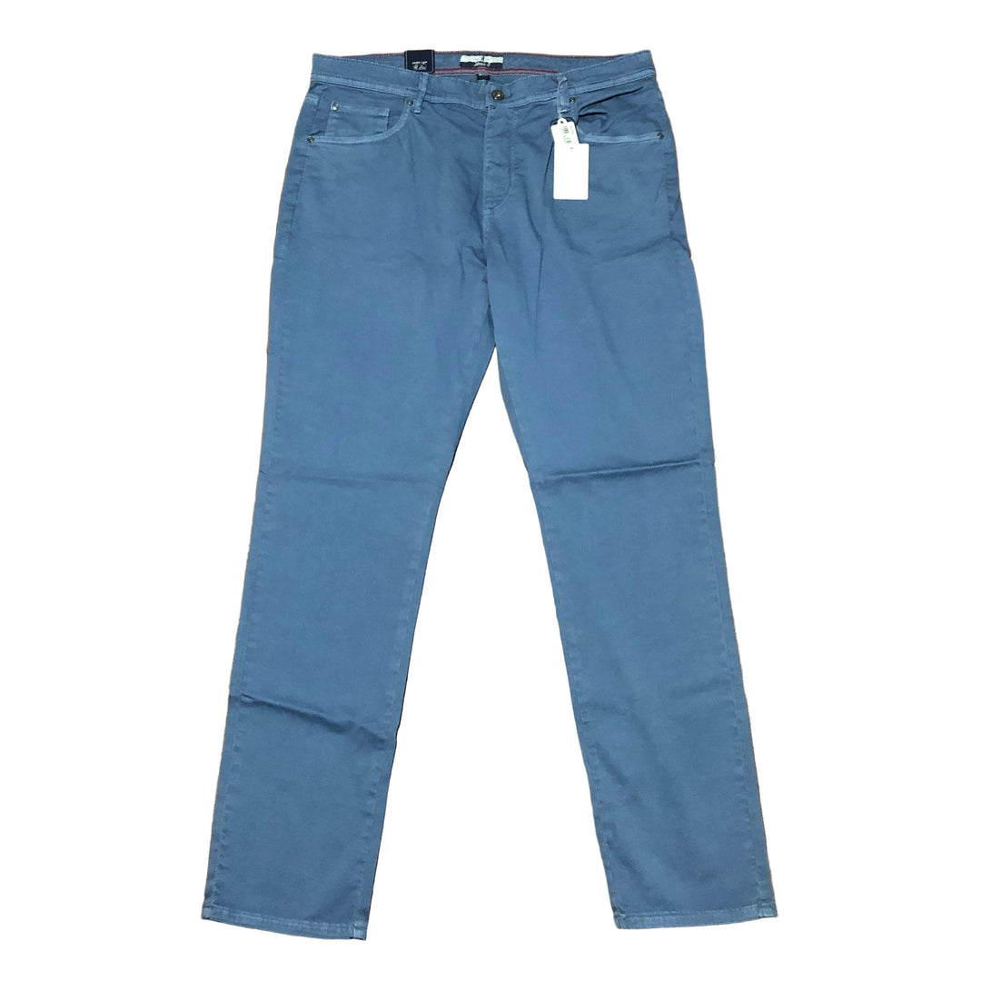 Johnnie-O Carmel Sateen 5-Pocket Pants - Blue Horizon - 36x32 - Skorzie