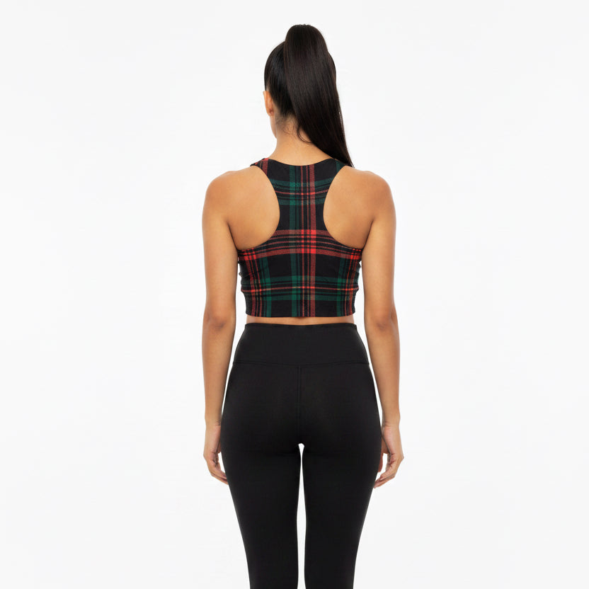 Beach Riot Yara Top - Ribbon Plaid - Skorzie