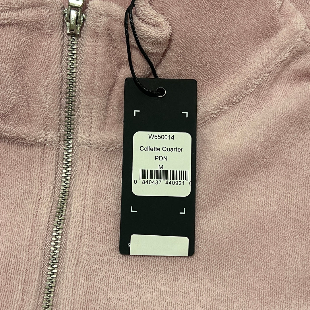 Straight Down Women's Quarter Zip Collette Pink Dawn Size M