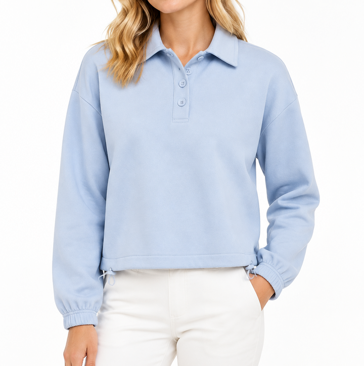 Straight Down Women's Quarter Button Harper Lake Size M