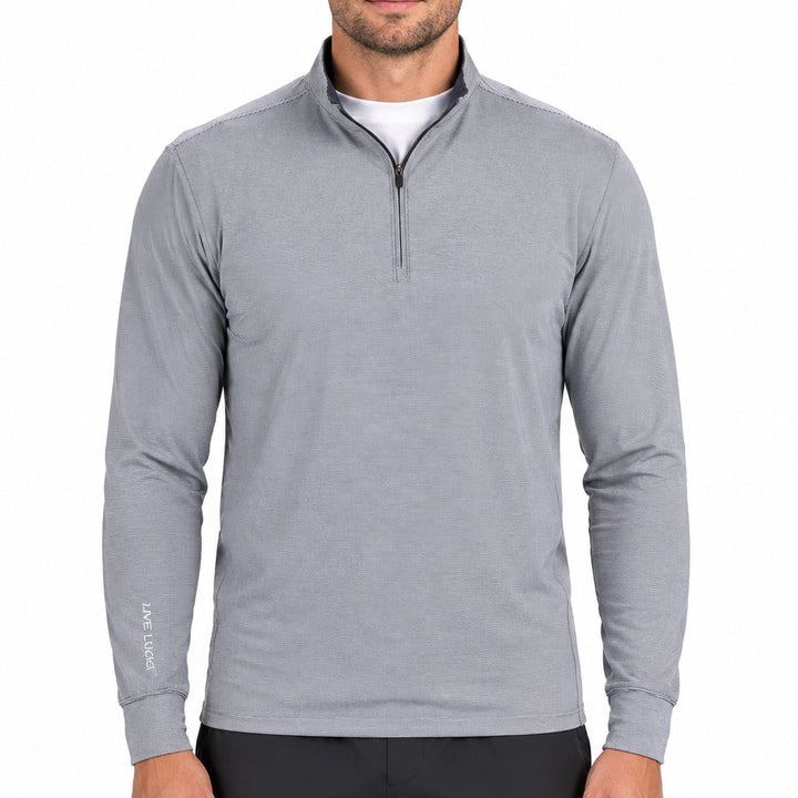 Black Clover Men's Golf Quarter Zip Members Only Black Sand Size L