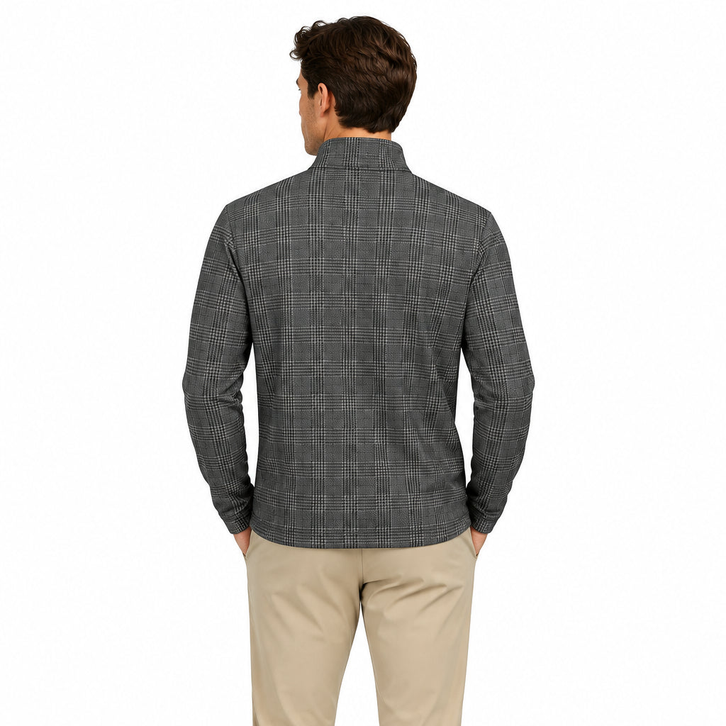 Field Day Men's Quarter Zip Dunbar Green Size XL
