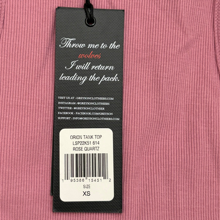 Greyson Women's Tank Top Orion Rose Quartz Size XS
