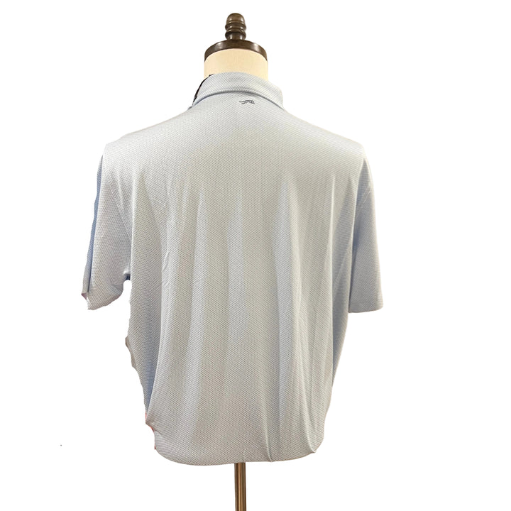 Sun Day Red Heritage Cypress Ax Thrower Polo (w/ logo) - Light Blue - Skorzie