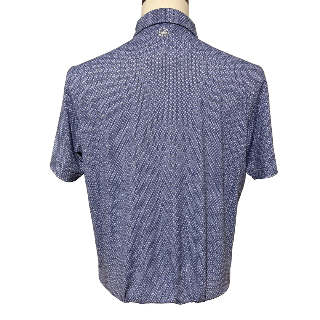 Peter Millar Mariposa Performance Jersey Polo (w/logo) - Nebula - Medium - Skorzie