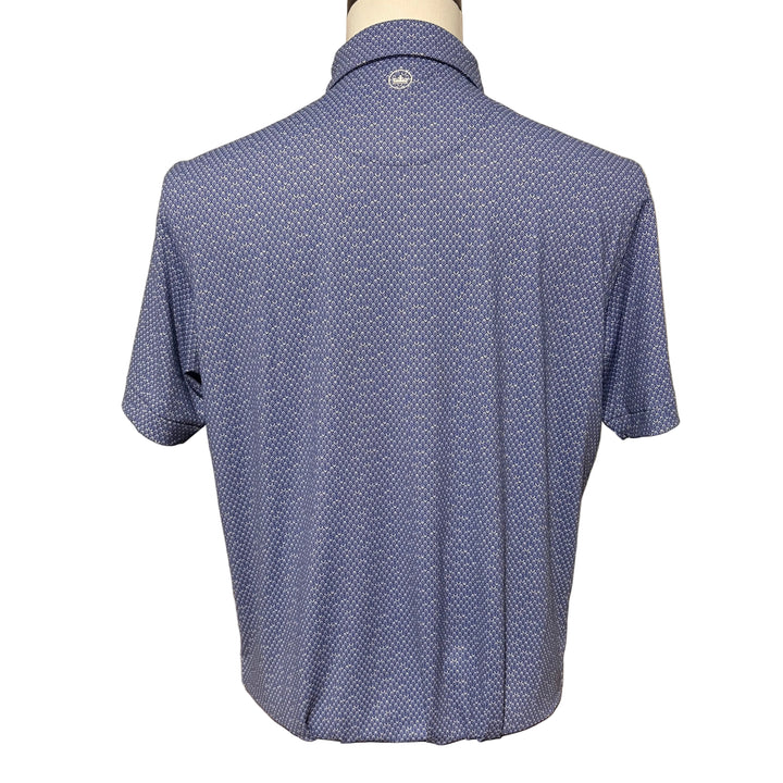 Peter Millar Mariposa Performance Jersey Polo (w/logo) - Nebula - Medium - Skorzie