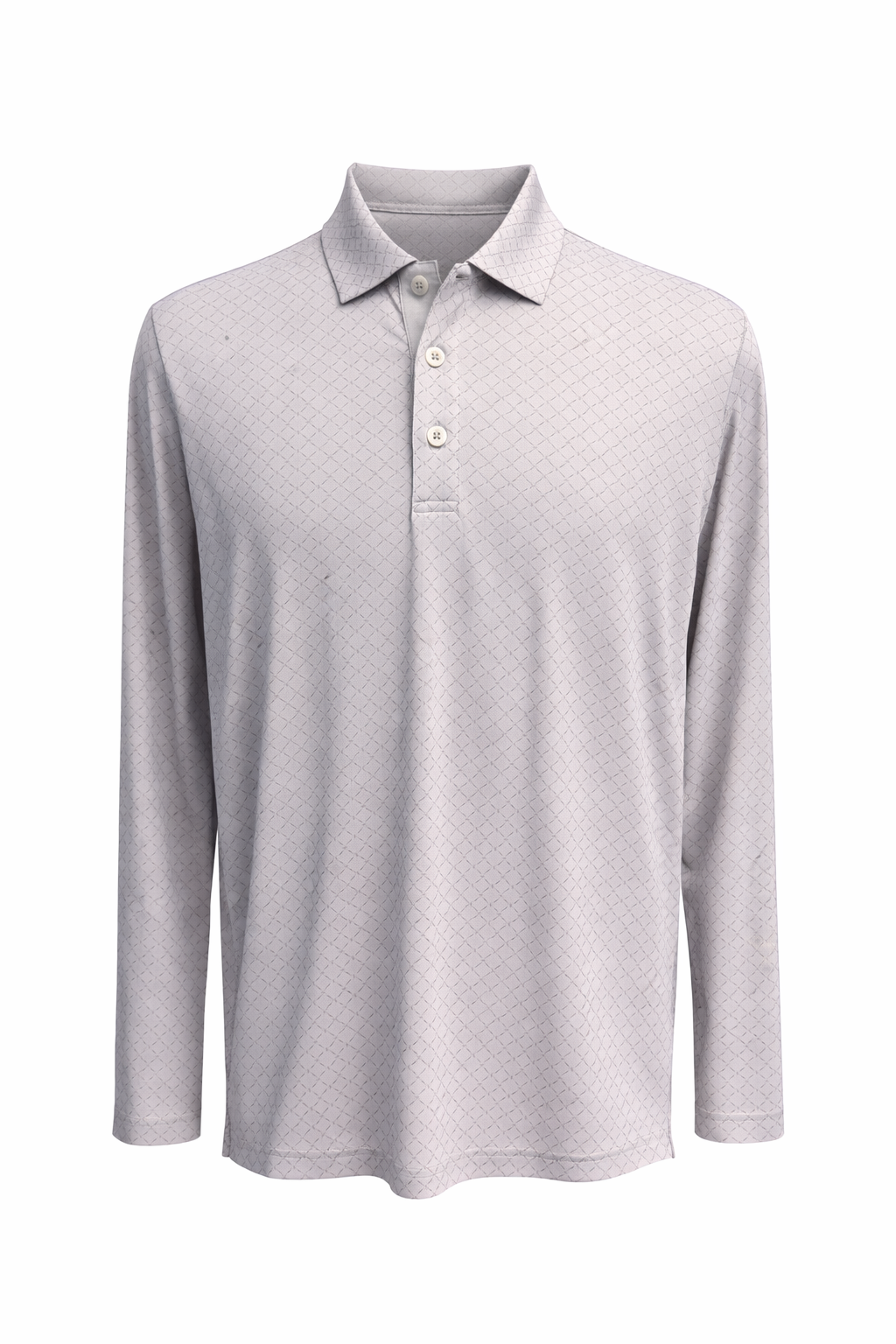 SanSoleil TEK-ICE L/S PRINT POLO - CLUBS FOSSIL - Skorzie