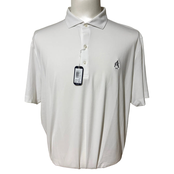 Johnnie-O Birdie Performance Jersey Polo (w/logo) - White - Skorzie