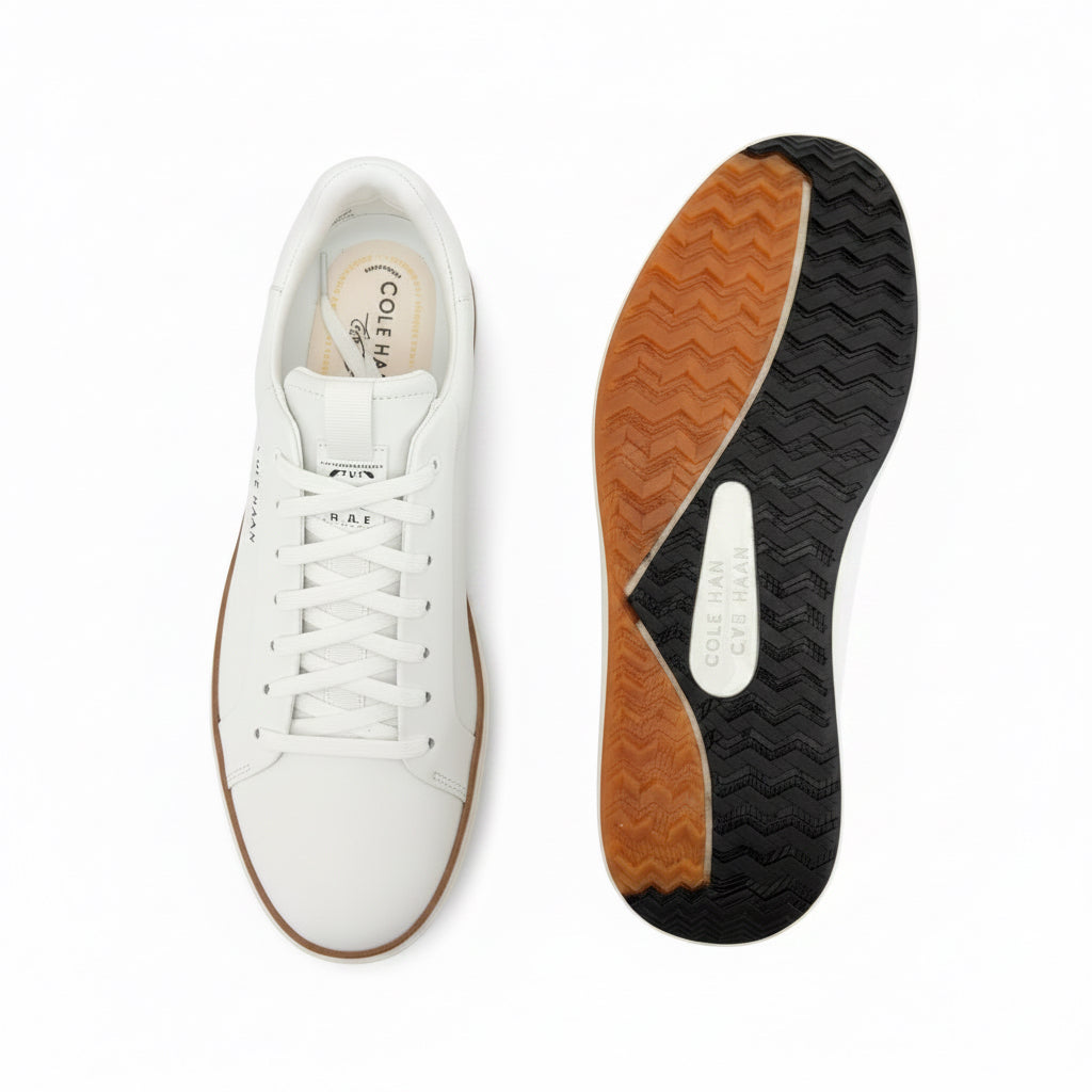 Cole Haan Men's Golf Shoes Waterproof Grandpro Topspin White/Natural Size 11.5