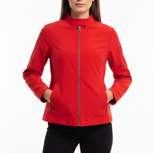 MDC Women's Golf Jacket 4-Way Stretch Bright Red