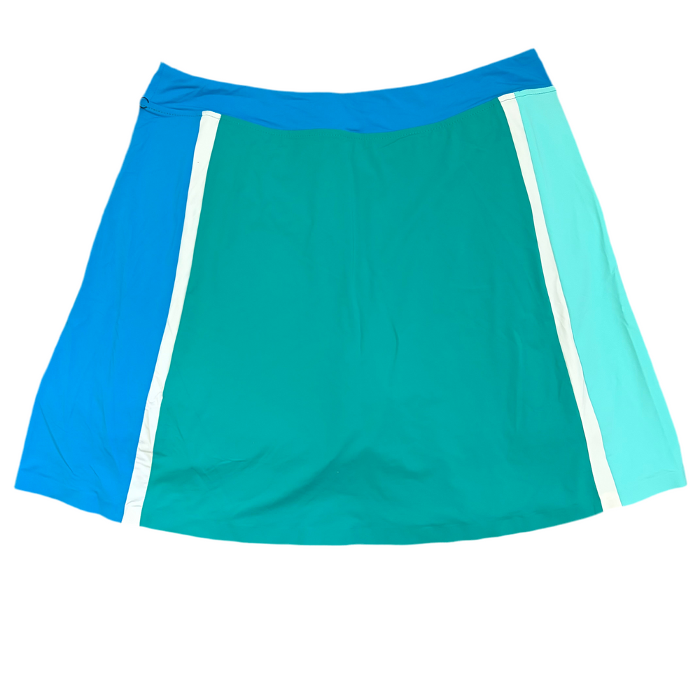 G/FORE Colorblock Silky Tech A-Line Skort 16.5" - Catalina - Skorzie