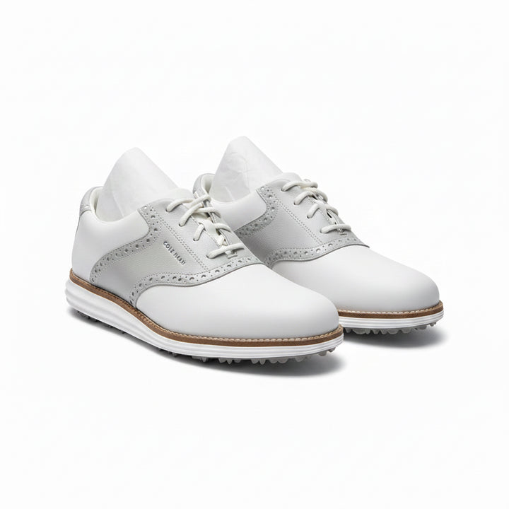 Cole Haan Women's Golf Shoes OriginalGrand Saddle Optic White/Silver/White
