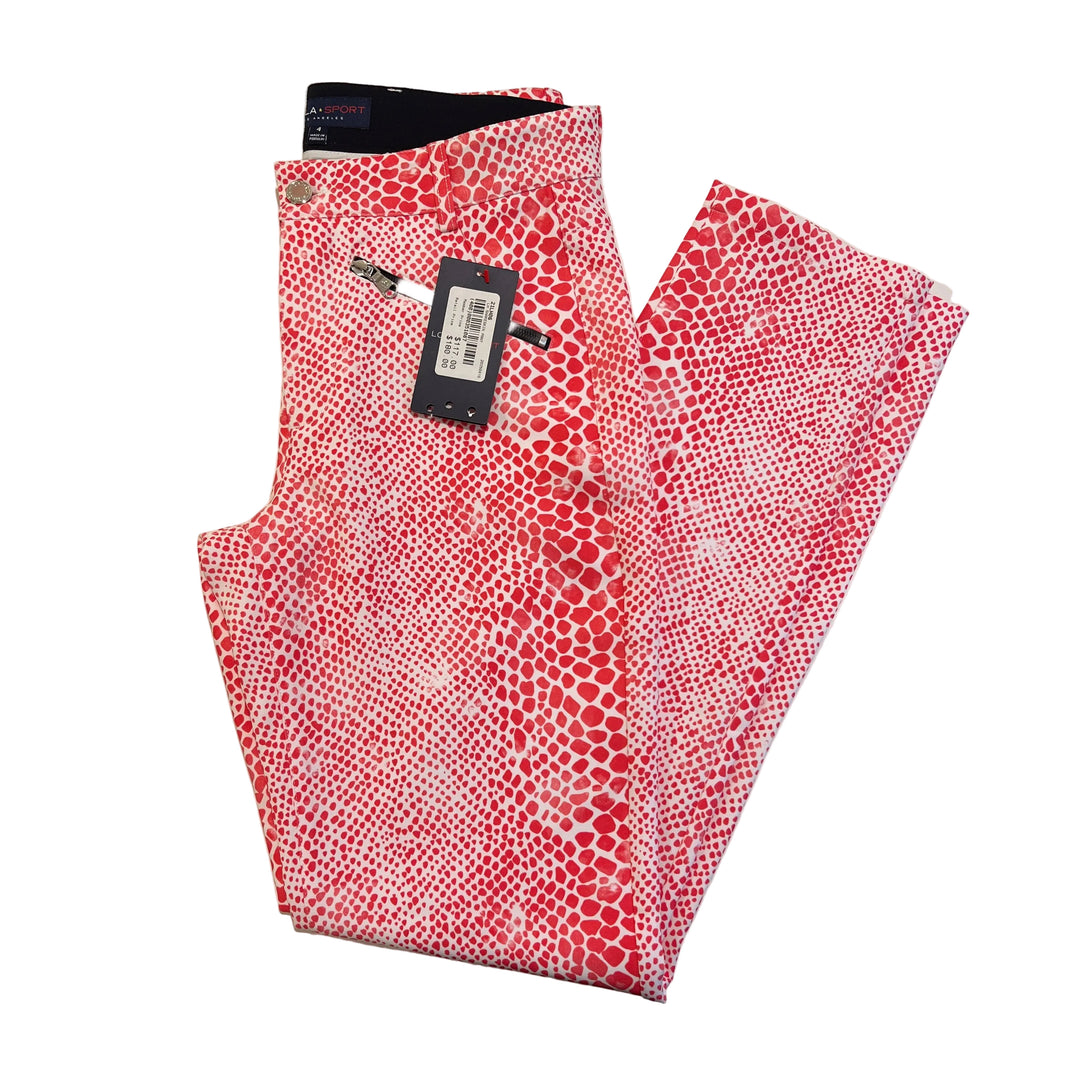 Lohla Sport The Snakeskin Pant (30") - Pink Champagne - Size 4 - Skorzie