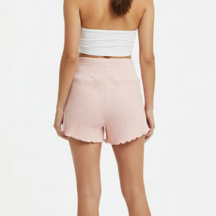 Spiritual Gangster Women's Shorts Serene 1.5" Blush Pink Size XS (FINAL SALE ITEM)