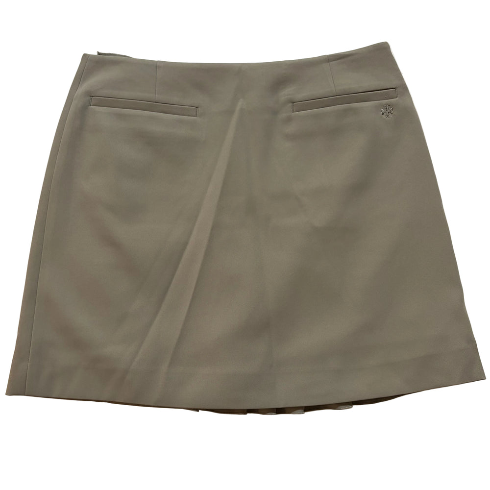 Tory Burch Tech Twill Ruffle Skort (16.5") - Olive - 6 - Skorzie